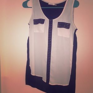 Small Blu Pepper Sleeveless Top